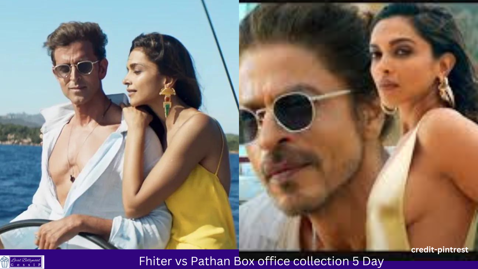 फाइटर vs पठान बॉक्स ऑफिस कलेक्शन 5 दिन|Fhiter vs Pathan box office collection 5 days