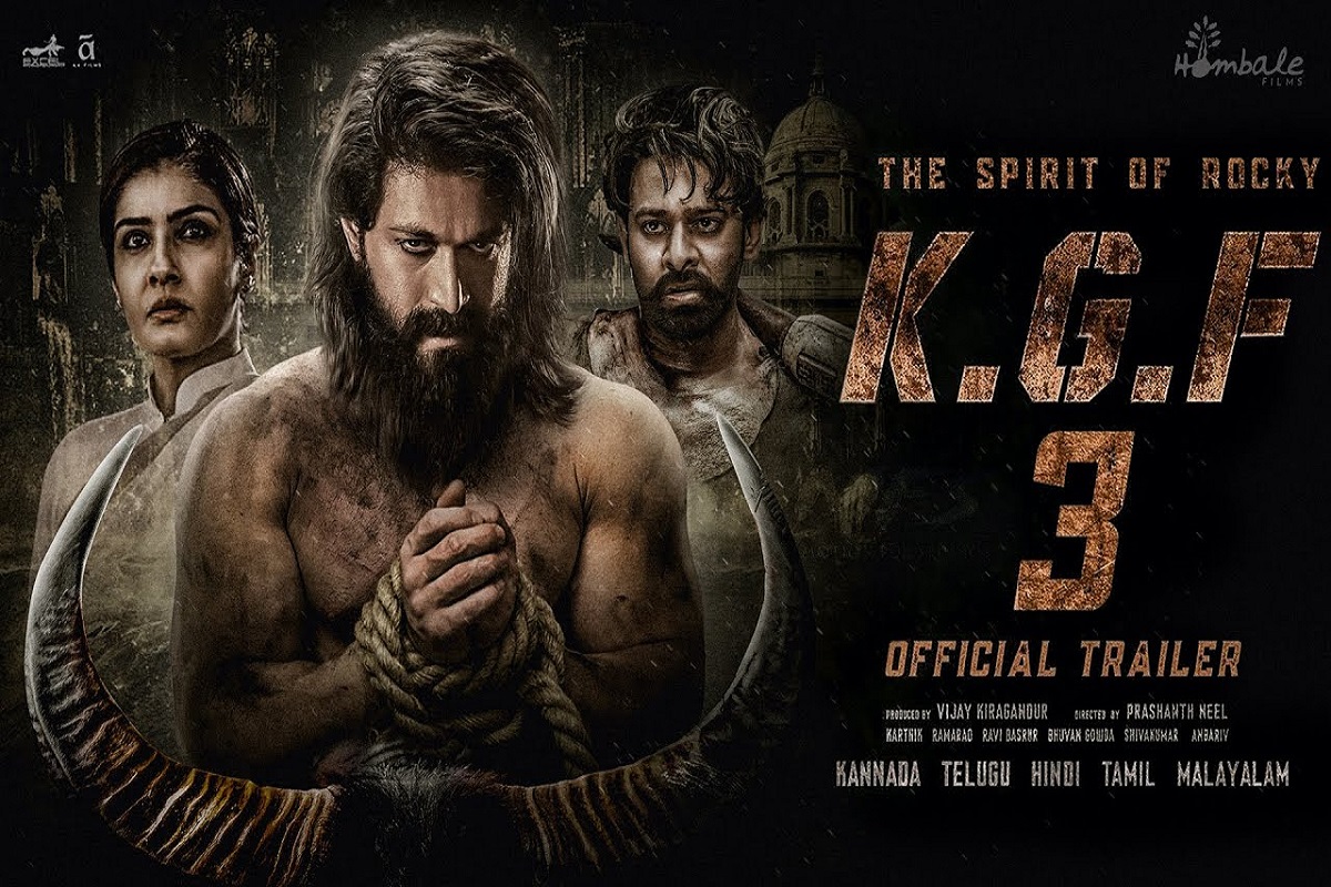 के जी एफ 3, 100 गुना बड़ी है एनिमल से | KGF3 is 100 times bigger than Animal