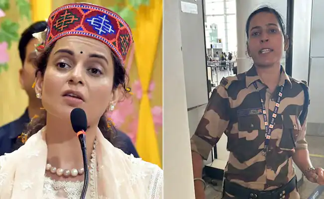 कंगना को चंडीगढ़ एयरपोर्ट पर मारा थप्पड़ | Kangana was slapped at Chandigarh airport